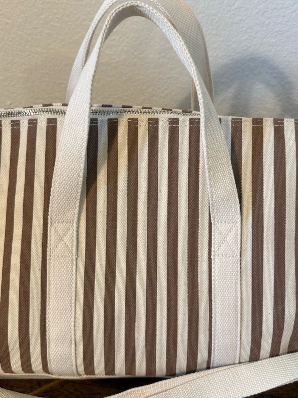 KULE The All Over Striped Duffle Bag